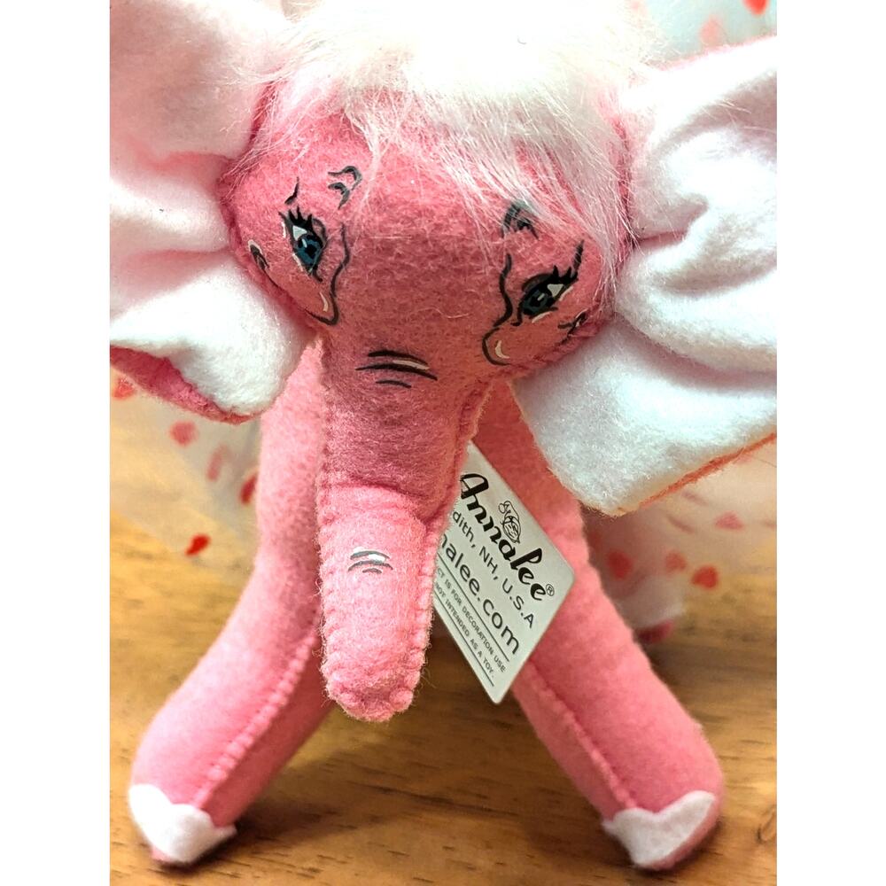 NWT Annalee Pink Elephant in Tutu -Perfect for Valentines